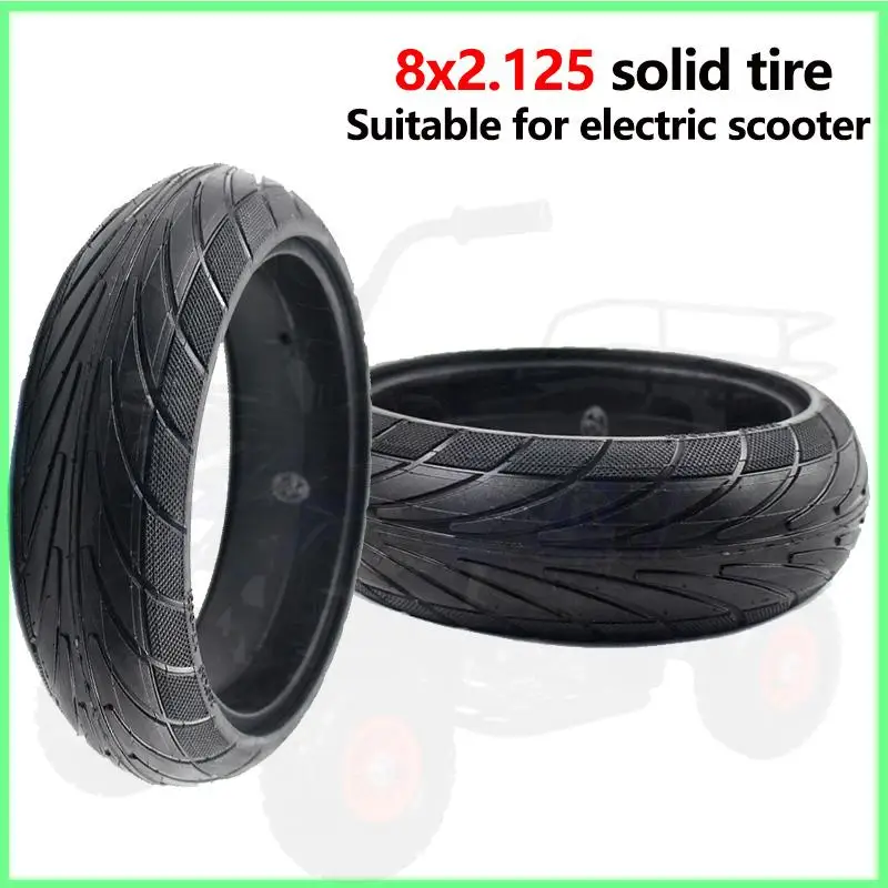 

8x2.125 Electric Scooter Tyre 200x50 Non-Pneumatic Soild Tire for Xiaomi Ninebot ES1 ES2 ES4 8*2.125