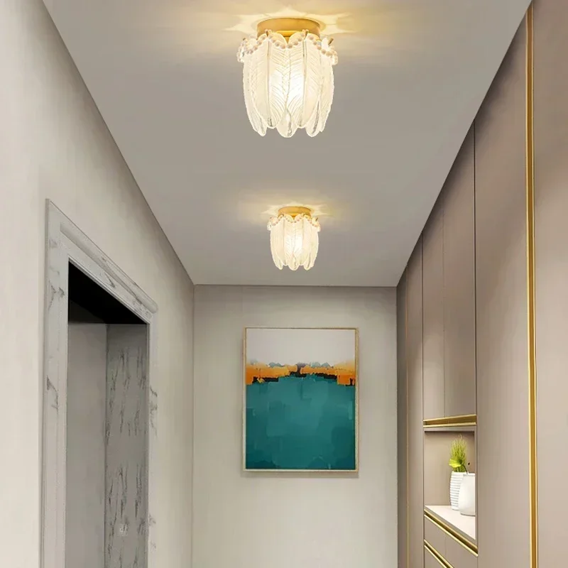 TechHPNordic Shell LED Ceiling Light Indoor Pendant Lighting For Home Loft Living Room Aisle Bedroom