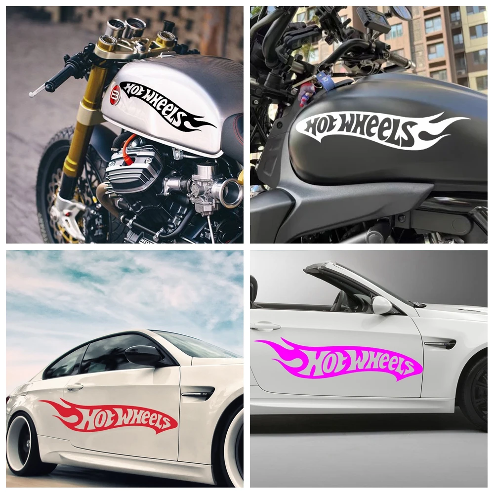 

Hot wheels Car Sticker Accessories Fashion 1 Set Hot Wheels Helmet Vinyl Decal Motorcycle CROSS Car 4x4 RV Waterproof Stickers