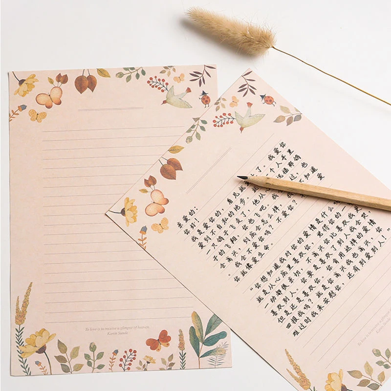 36pcs Envelope for Letters  Flowers Ins Retro Romance Envelopes for Invitations Wedding Greeting Card Letter Paper Stationery