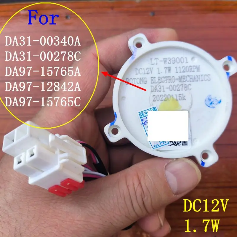 Ventilador de refrigeração de geladeira DA31-00340A DA31-00278C para acessórios de geladeira Samsung