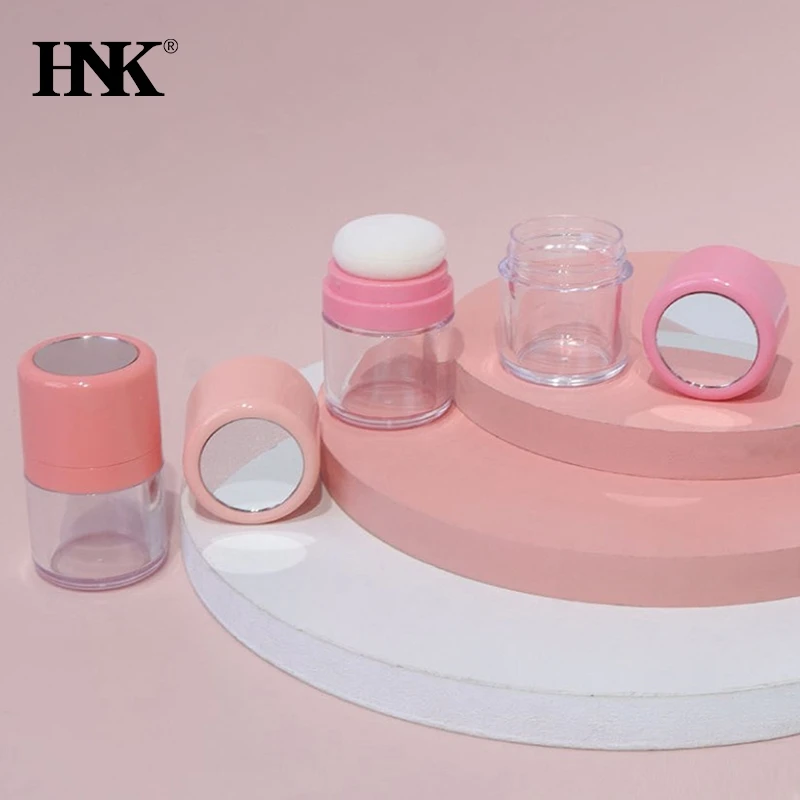 5/10g Mini Empty Refillable Loose Powder Box With Powder Puff Diy Cosmetic Powder Case Blusher Finishing Powder Jar Container