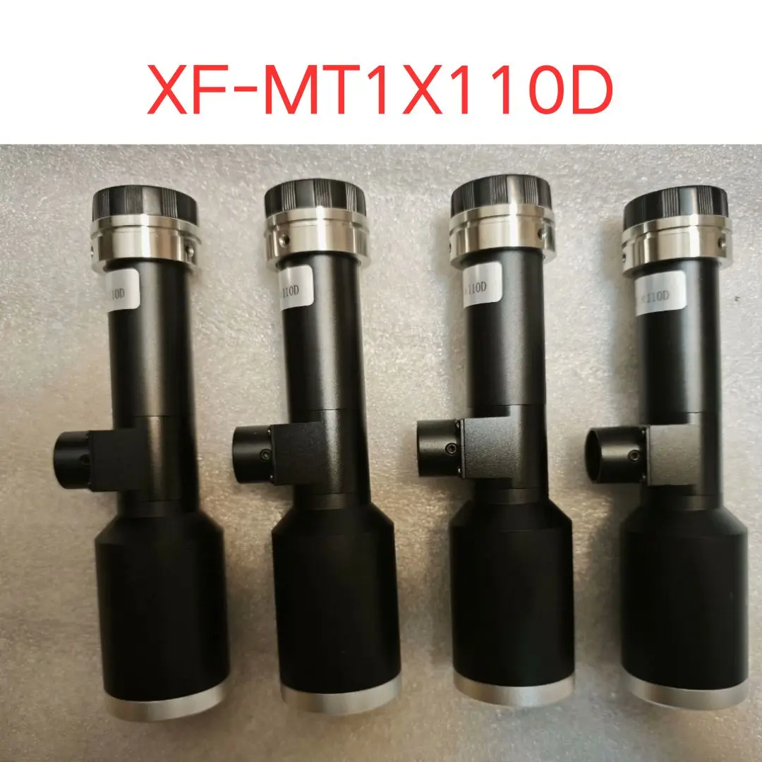 used XF-MT1X110D industrial lens with 1x coaxial high-resolution telephoto lens. Support 2/3 of the target test OK Fast shipping