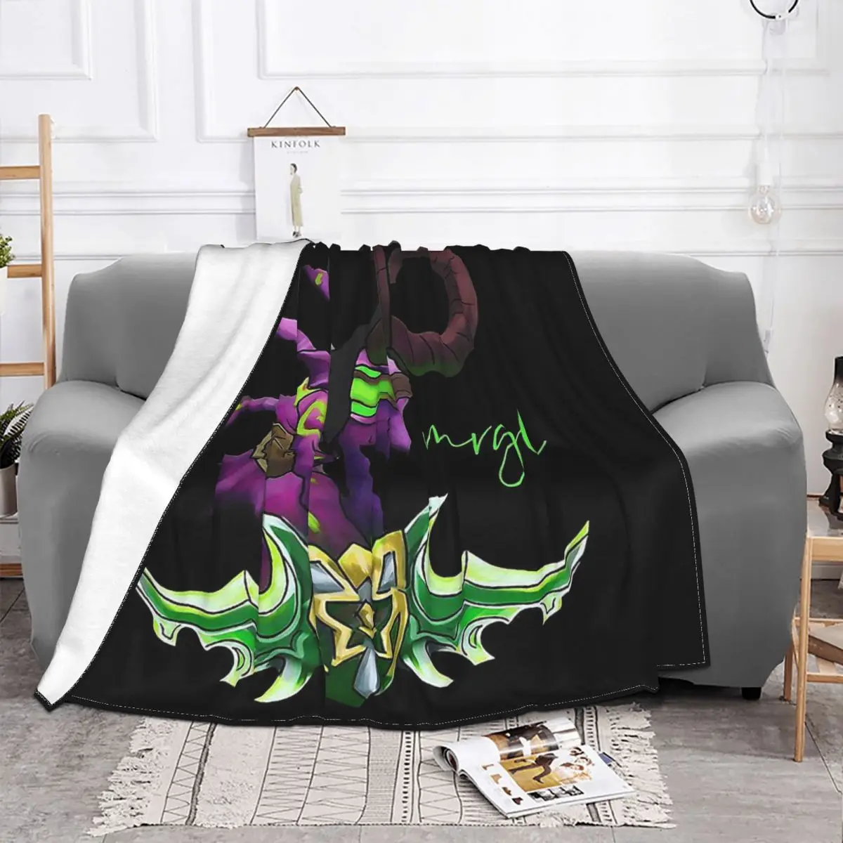 Mrgldari Blanket World of Warcraft Role-playing Game Fleece Plush Spring Autumn Breathable Thin Throw Blankets For bed Rug Piece