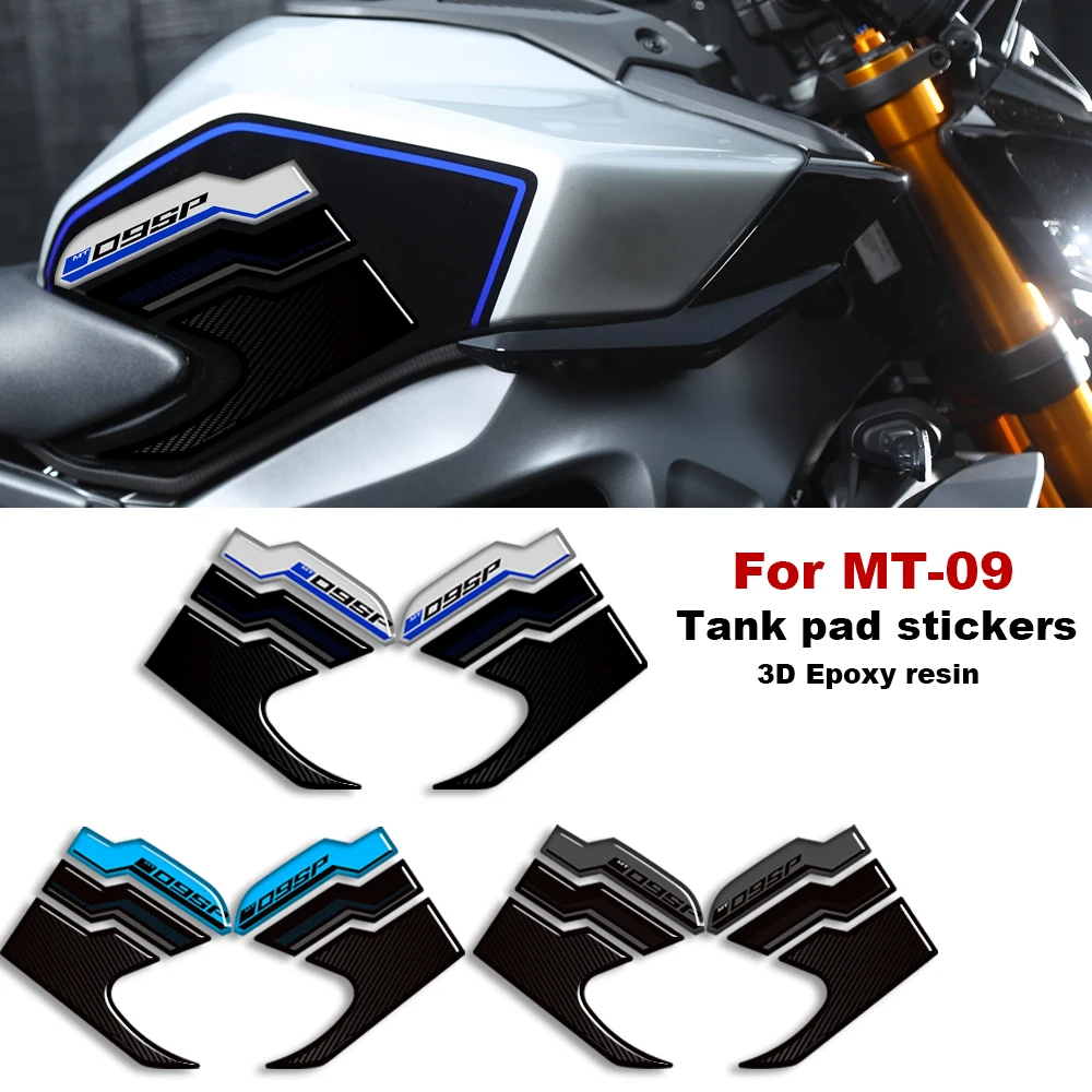 

Motorcycle Tank pad Grips Knee stickers protection Fairing Fender decals kit For Yamaha MT-09 MT09 MT 09 SP 2024 2025