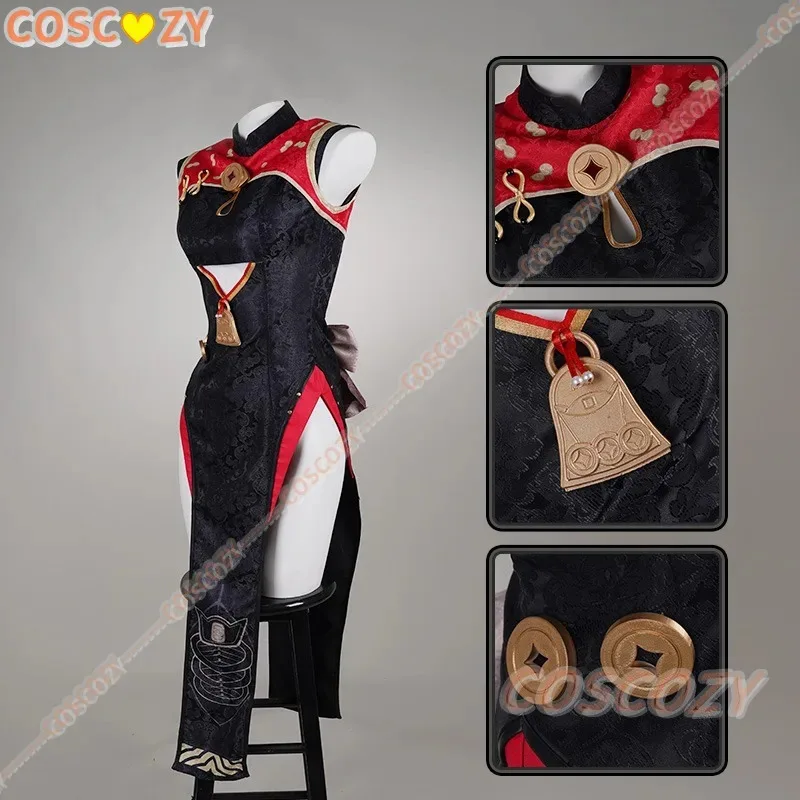 2025 11 Zenless منطقة صفر سويتي تأثيري حلي شعر مستعار شيونغسام موحدة أغطية الرأس النظارات الشمسية يوم تشا الخطيئة حفلة الهالوين النساء جير