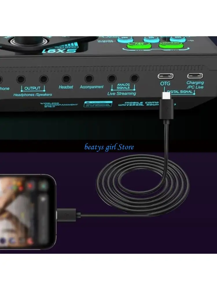 

C7AB Phone Streaming Sound Card for Live Broadcast Multi Platform Compatible
