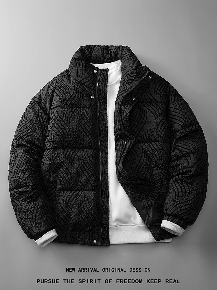 

Мужская утепленная хлопковая куртка на молнии для осени и зимы, теплая, износостойкая, модный бренд Haome, премиум-класс, с длинными рукавами