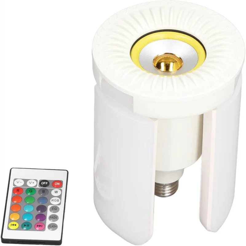 

Music lamp RGB color light bulb with foldable design-E27 lamp holder restaurant lighting fixture