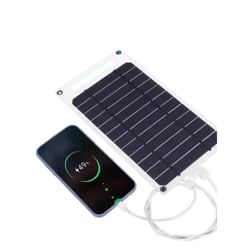 

Outdoor Mobile Power Supply Solar Charging Panel Folding Portable USB Mobile Phone Fast Power Bank Photovoltaic Power
