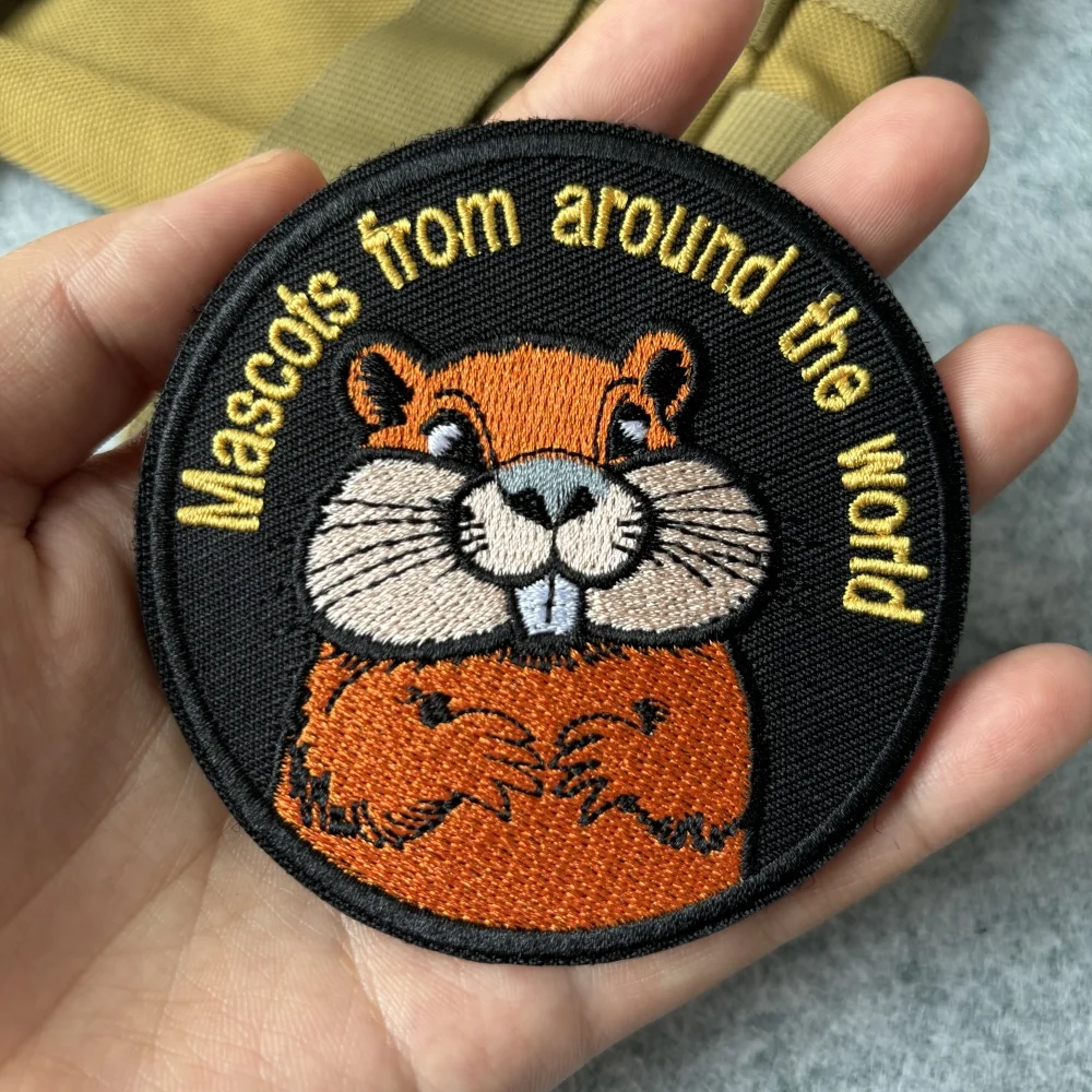 Parche bordado táctico animal con velcro – Insignia de moral militar - imagen 2