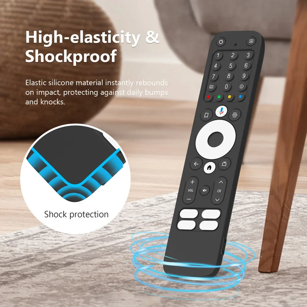 Lightweight Shockproof Silicone Case For Homatics Box R Plus Remote  Colored Anti-Slip TV Remote Control Protective Cover