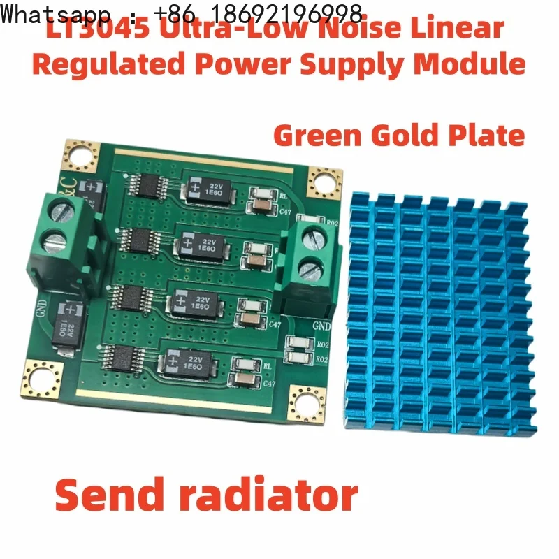 

6 parallel 3A LT3045 low noise linear regulated power supply module
