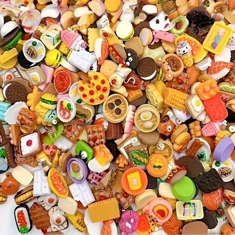 30 قطعة Diy بها بنفسك مختلط نمط أعمى حقيبة صغيرة الغذاء محاكاة لطيف صندوق أعمى مناسبة لعبة أطفال ديكورات منزلية هدية إرسال عشوائيا #3