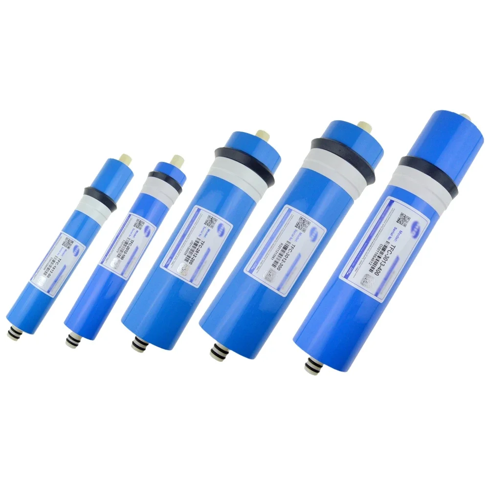 Reverse Osmosis Membrane Filter 1812 2012 3012 3013 50G 75G 100G 150G 200G 300G 400G GPD Household RO Water Purifier Cartridge