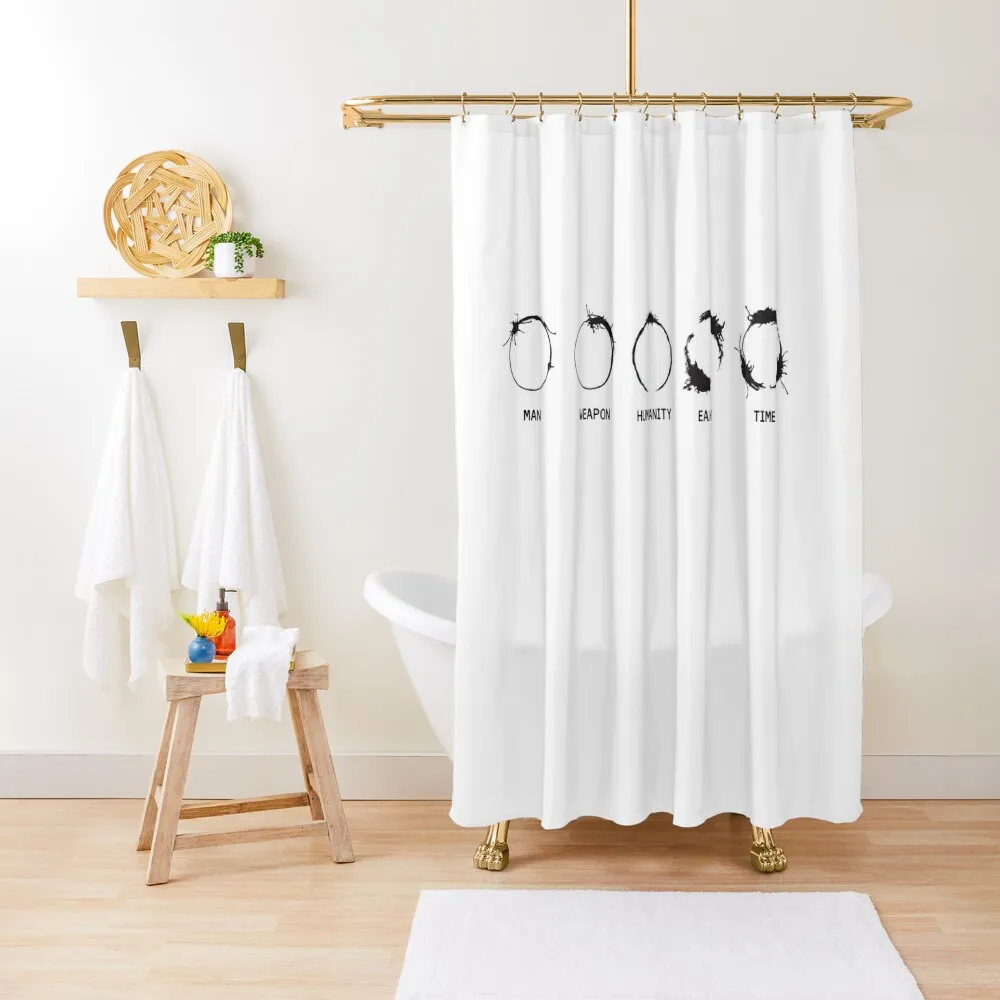 

Heptapod Language - Inspired by Arrival Shower Curtain Shower Bath For Bathroom Shower Luxury Bathroom Curtain