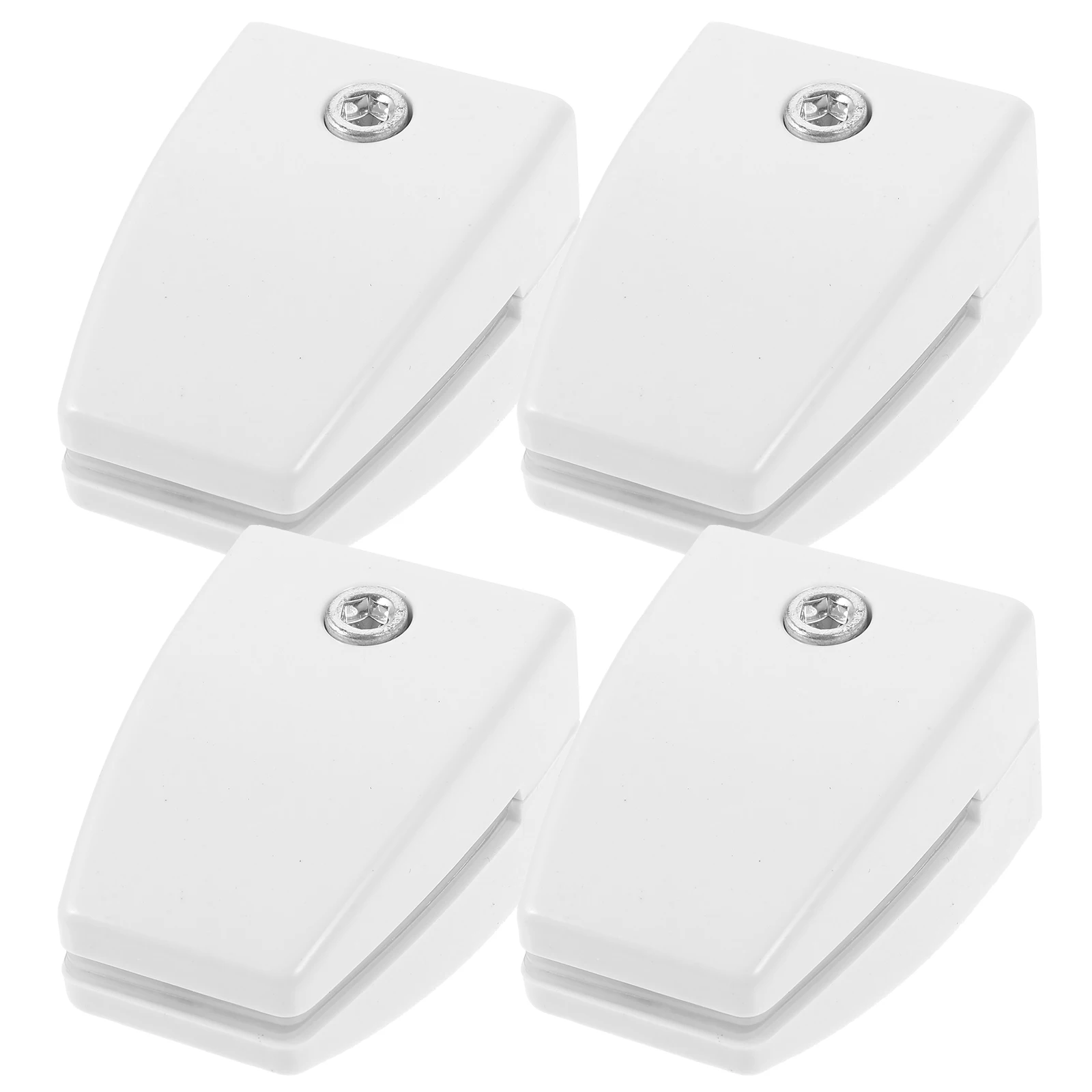 

4 Pcs Screen Clip Divider Partition Clamp Glass Protection Desk Privacy Panel Support Abs Office