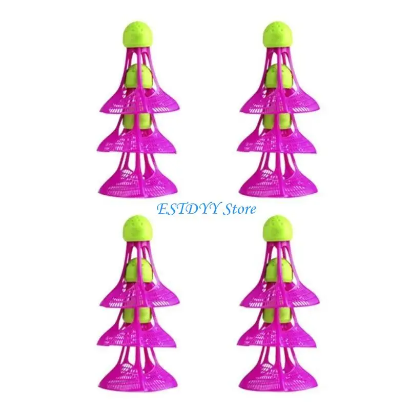 

G6DE Elastic Head Badminton Nylon Shuttlecocks Elastic Head Nylon Shuttlecocks Set