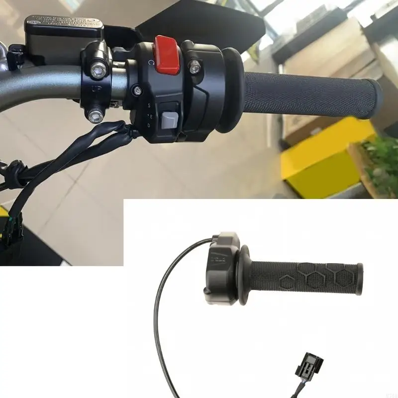 M76E Elektro-Dirt-Bike-Kabelführung, Gasgriff-Griffbaugruppe für Motorradlenker, ABS-Steuerkörper für modellspezifische – Detail 5