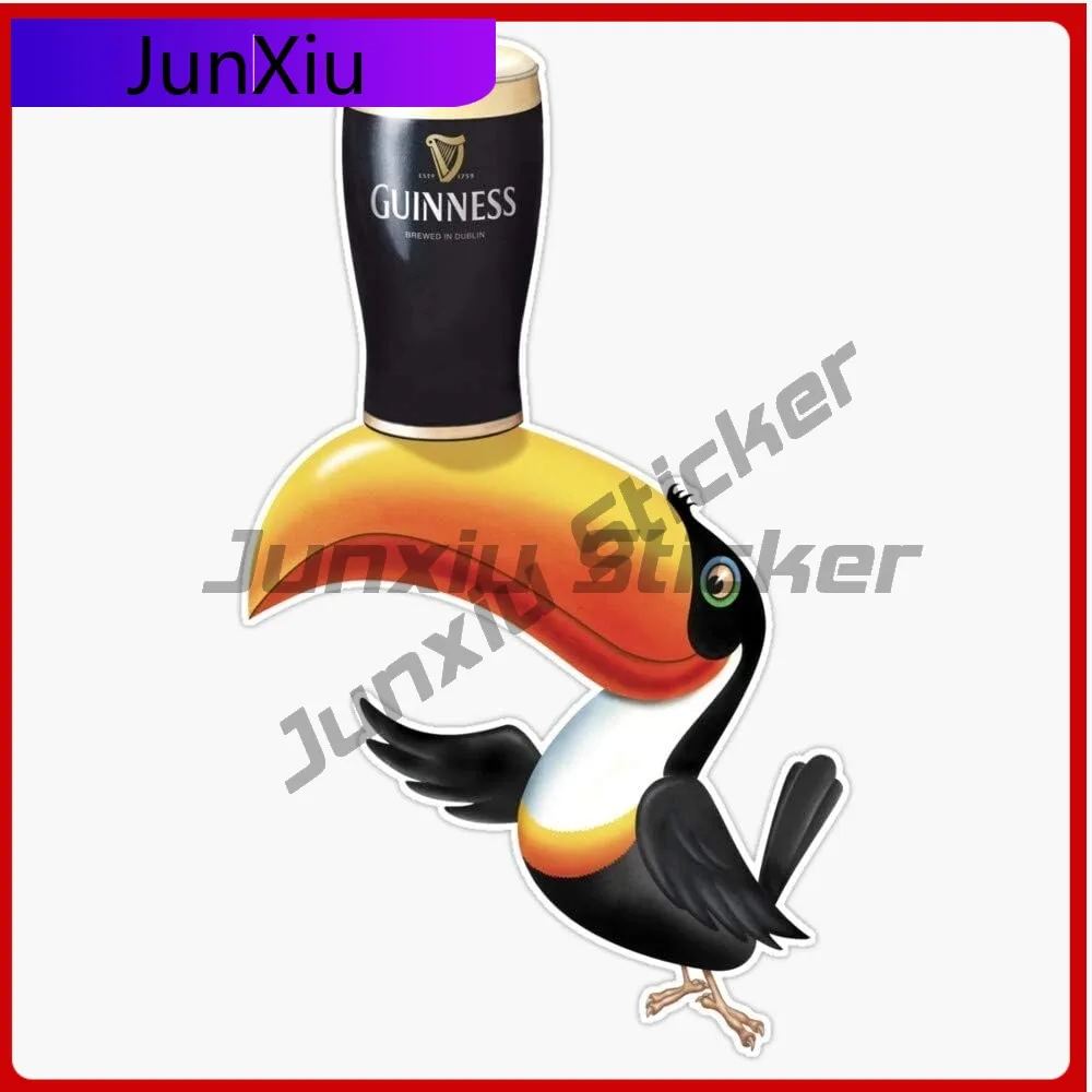 

Toucan Vinyl Waterproof Sticker Scratch-proof Exterior Decal Accessories Car Laptop Wall Window Bumper Custom Boat Decals Waterp