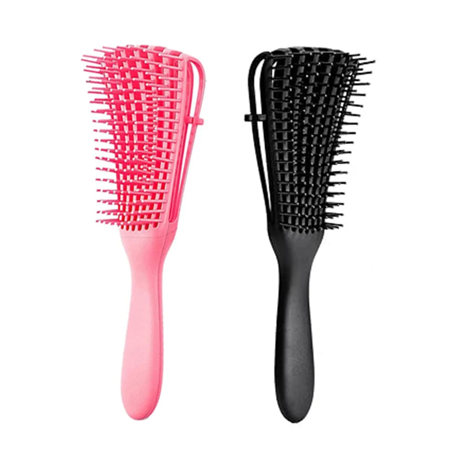 

1 шт., щетка для распутывания волос для афро-американских/африканских волос, текстурированная от 3a до 4c, странные волнистые/кудрявые длинные волосы, распутыватель узлов, легко чистится