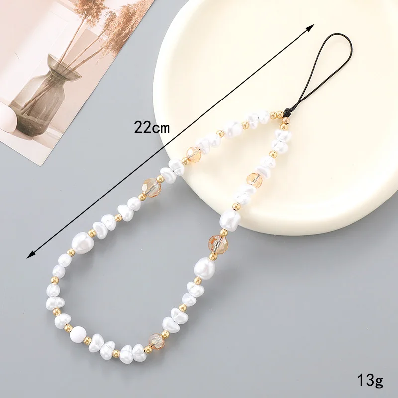Cadena de Teléfono Creativa con Mariposas y Estrellas, Joyería Hermosa para Mujer, Estilo Bohemio, con Perlas y Cristales, para Colgar en el Auto, Bolso o Funda de Celular