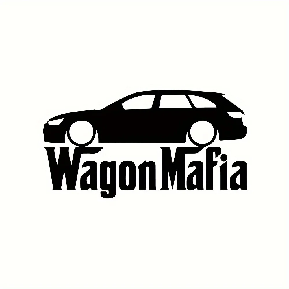 1pc nice Wagon Mafia car Stickers For Cars For Door Handle Funny Sticker On Car Stickers And Decals Rear Window Car Styling