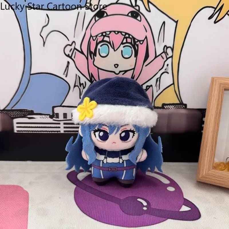 10CM periférico Juvia Lockser Erza Scarlet Laxus Dreyar Kawaii Cosplay figura de dibujos animados suave Idol Mini llavero figuras regalo lindo