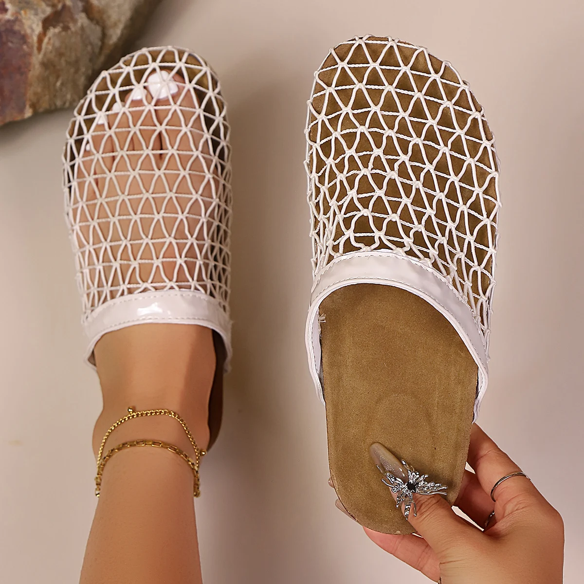 Damskie klapki płaskie, plażow – Women'S Shoes Clogs recenzja i cena