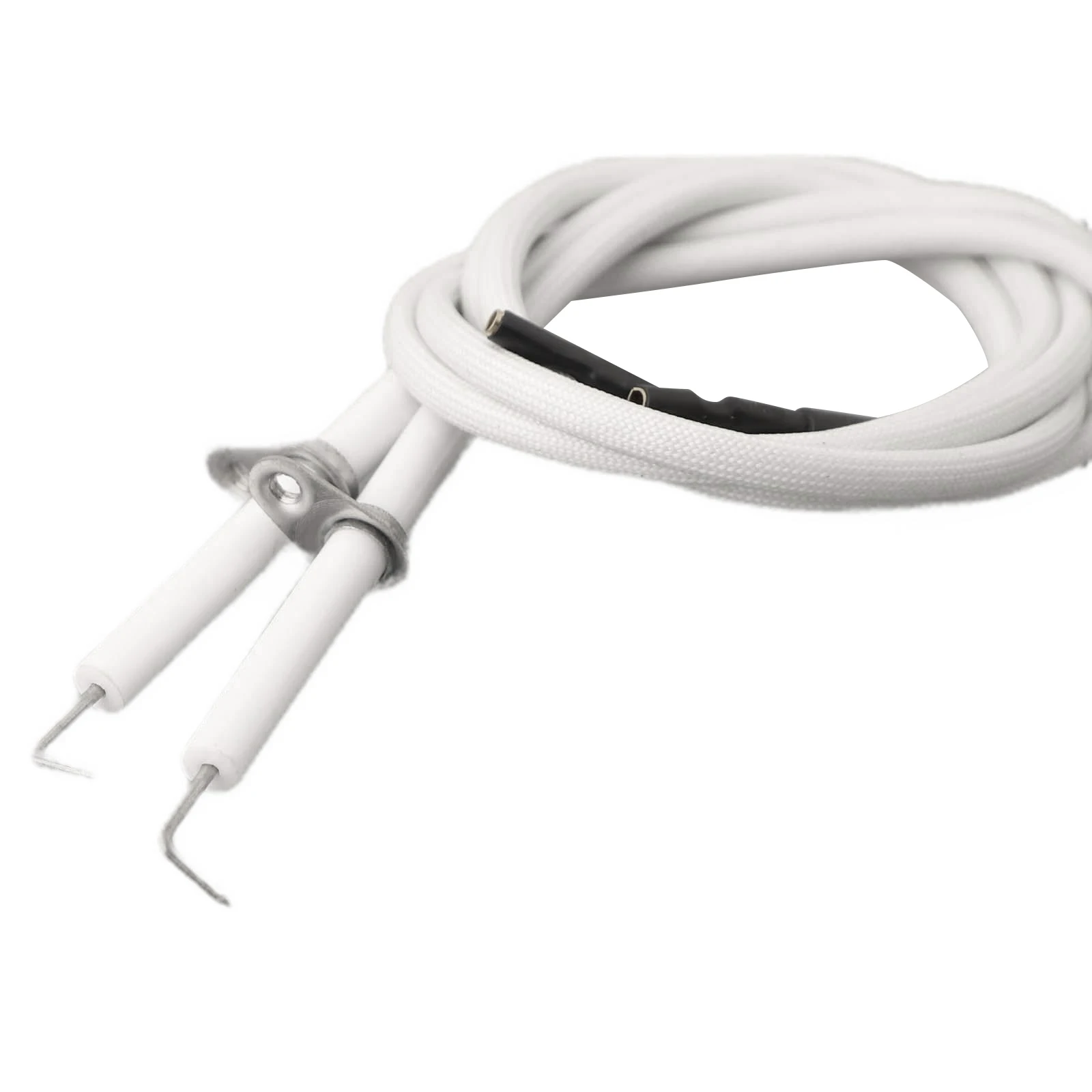 2PCS Ceramic Ignitor Electrode with 700mm For Ignition Wire for Outdoor Gas Grill For Burner 2271698 219798 Models