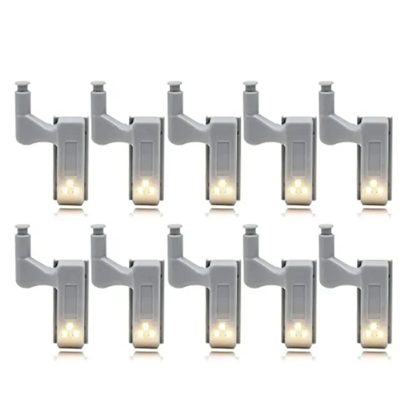 LED 10-piece universal  intelligent touch-sensitive Ambry lamp cabinet interior hinge lamp sensor lamp wardrobe night light