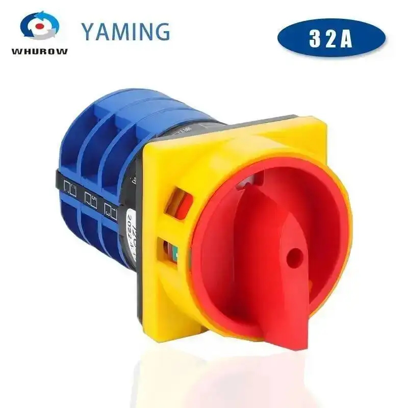LW26GS-32/3 YMW26GS-32A 690V Manufacturer Pad Lock Power Cut Off Motorized Rotary Cam Switch Electrical Changeover Selector