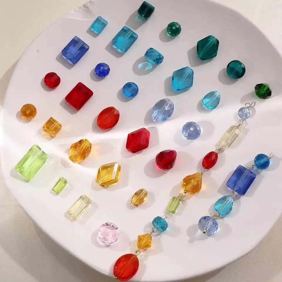 TX103 Beads High Transparency Different Styles Sizes High Quality Specifications Colors Mixed Accessories Material Packaging