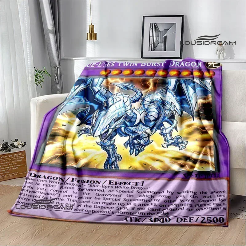 يو أوه! Cobertor De Flanela Com Cartão Impresso، Macio e Confortable، Casa E Viagem، Forros De Cama، Presente De Aniversario