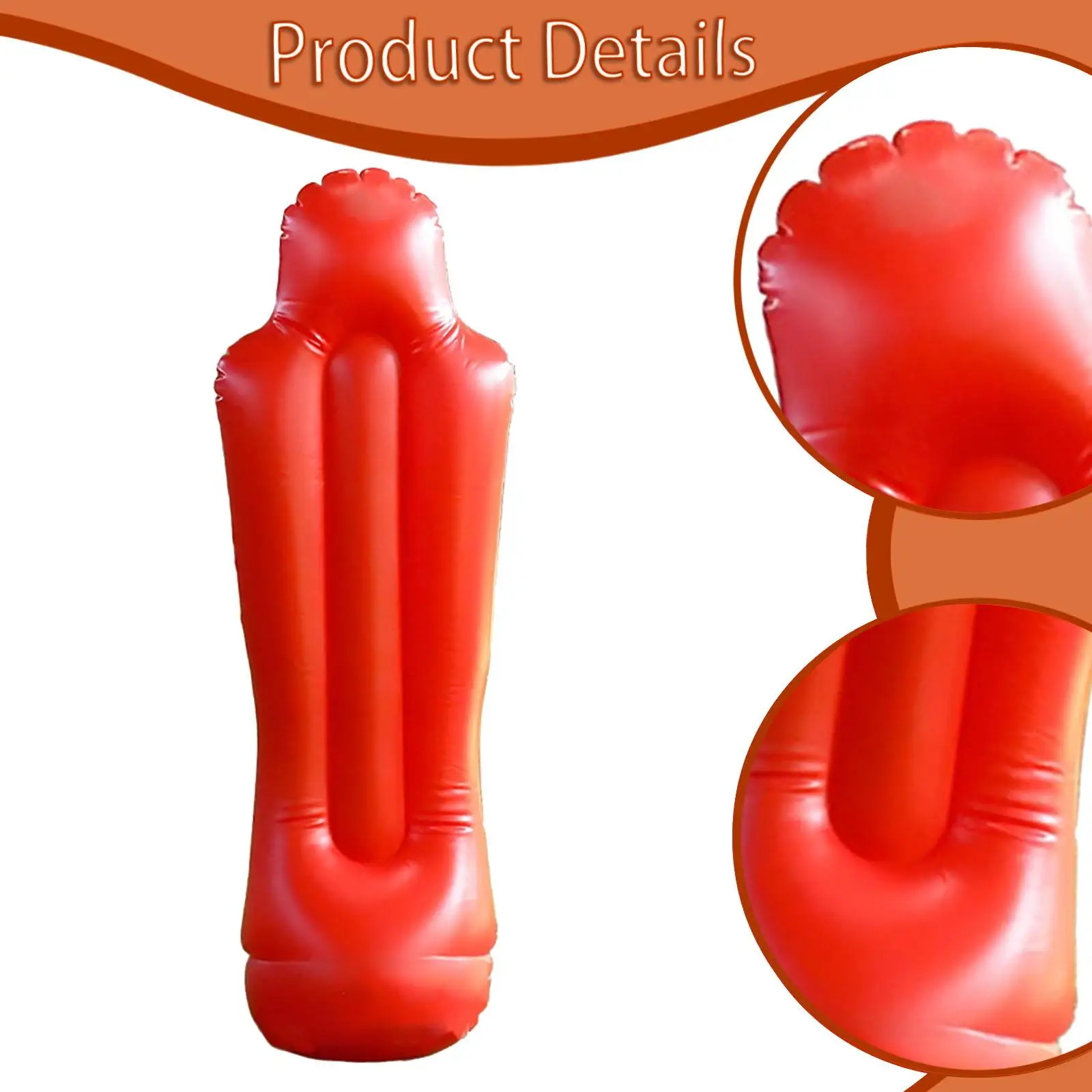 

Inflatable Soccer Dummy Leakproof 68.90inch Portable Basketball Training Aid