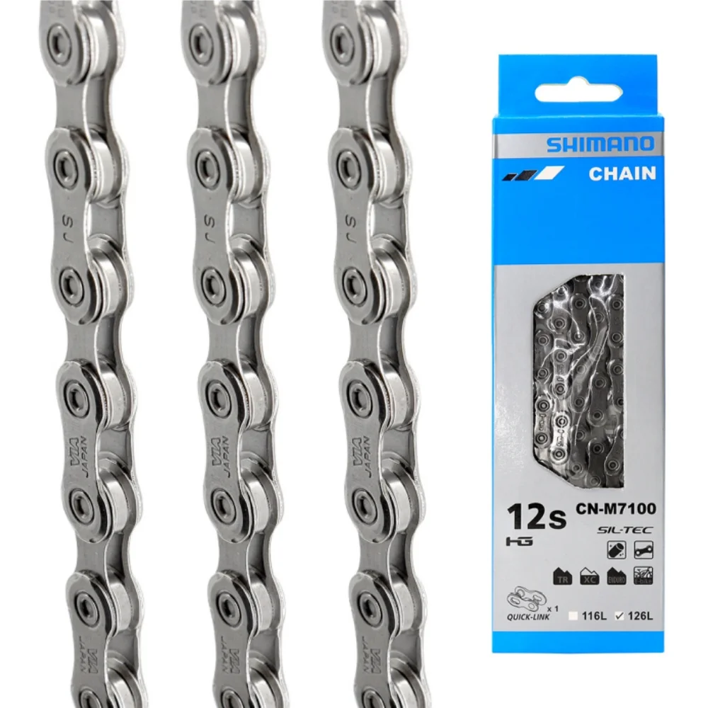 

SHIMANO Bicycle Chain CN-M7100 12S 12V MTB Bike Chain 12 Speed 126L Mountain Bike Chains Bicycle Parts