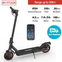 Electric Scooter 350W Scooter for Adults 7.5Ah 30km/h Foldable Scooters 8.5 inch Honeycomb Tire City Commuter scoorter electrico