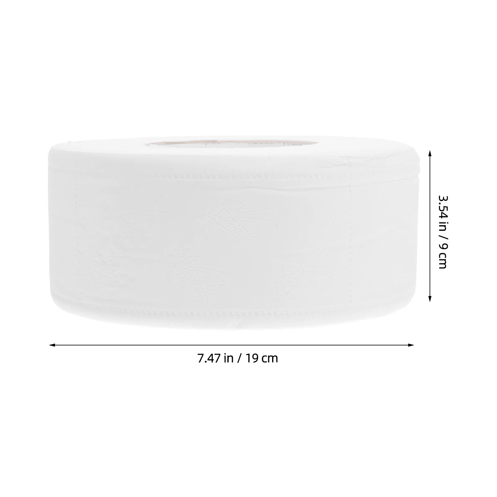 1 لفة ورق تواليت سميك ثلاثي الطبقات ماصة ومتينة لفة ورق تواليت للحمام للفنادق والمطاعم والمدارس