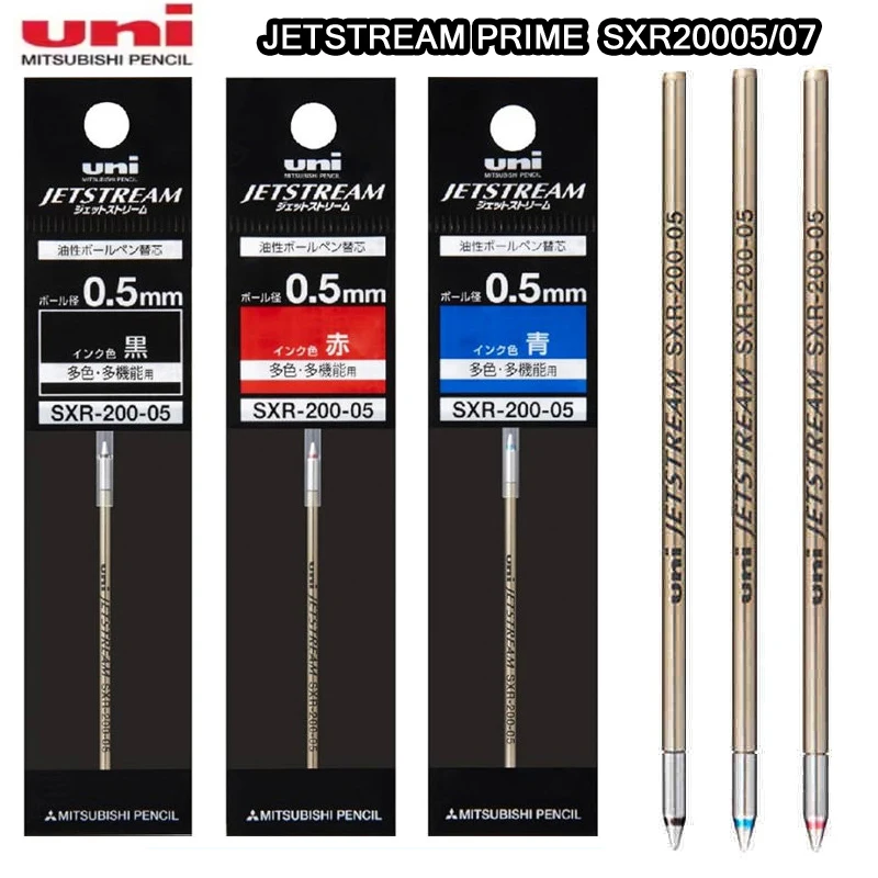 

Стержень для шариковой ручки Uni JETSTREAM PRIME, SXR20005/07 Черный/красный/синий Многоручные гибридные чернила Низкая вязкость и гладкий прочный картридж
