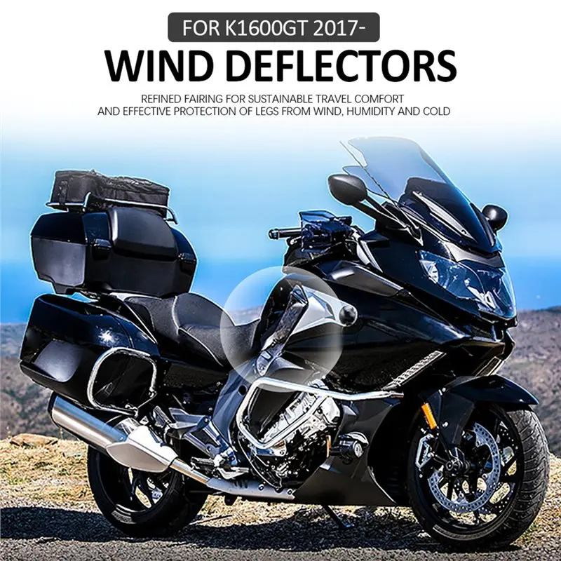 

New Motorcycle Leg Wind Deflectors Leg Protection Feet Mudguard Guard Fender For BMW K1600GT K 1600 GT 2017 2018 2019 -