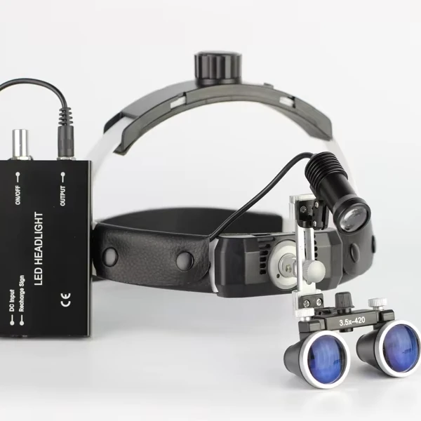 Popular Dental Surgical Loupes Glasses Binocular Dental Loupes Headlamp Dentistry Magnifier