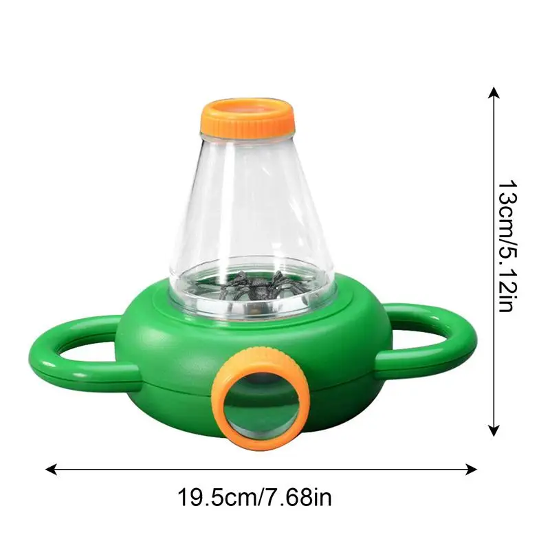 Loupe de visualisation d'insectes grossissante 4x, boîte d'observation des mouches, jouet d'apprentissage pour enfants, lentille optique de Seattle, jouets scientifiques