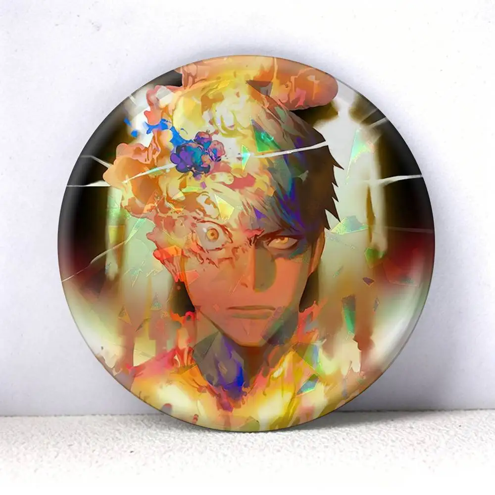 Agni Fire Punch Fujimoto Tatsuki 75mm 44mm 25mm Brooch Backpack Hat Pins Accessories Toys Badge