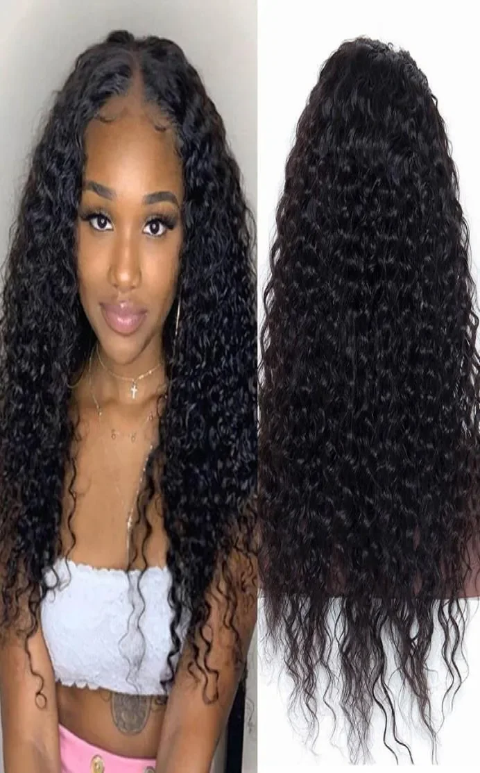 

Curly Human Lace Wigs 10A Grade Brazilian Malaysian Virgin Soft Human Hair Lace Front Wig With Baby Hair Full Lace Wigs Bleached