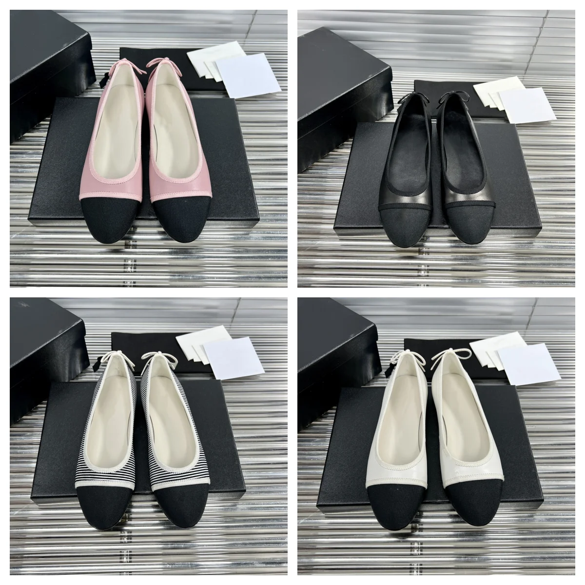 

New Xiaoxiangfeng single shoe women's flat bottomed round toe genuine leather butterfly bow lazy shoes shallow ballet shoes