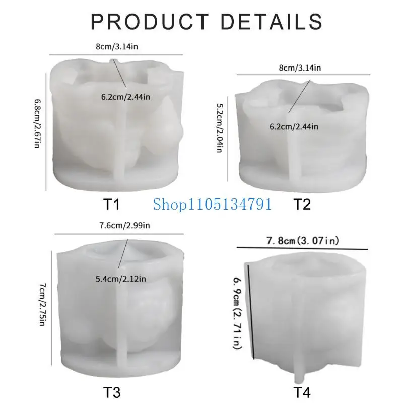 مزهرية فريدة من نوعها بطول 98 كم لصنع قوالب السيليكون على شكل السلاحف الوظيفية وقوالب السيليكون على شكل حلزون للمزهريات وحلية