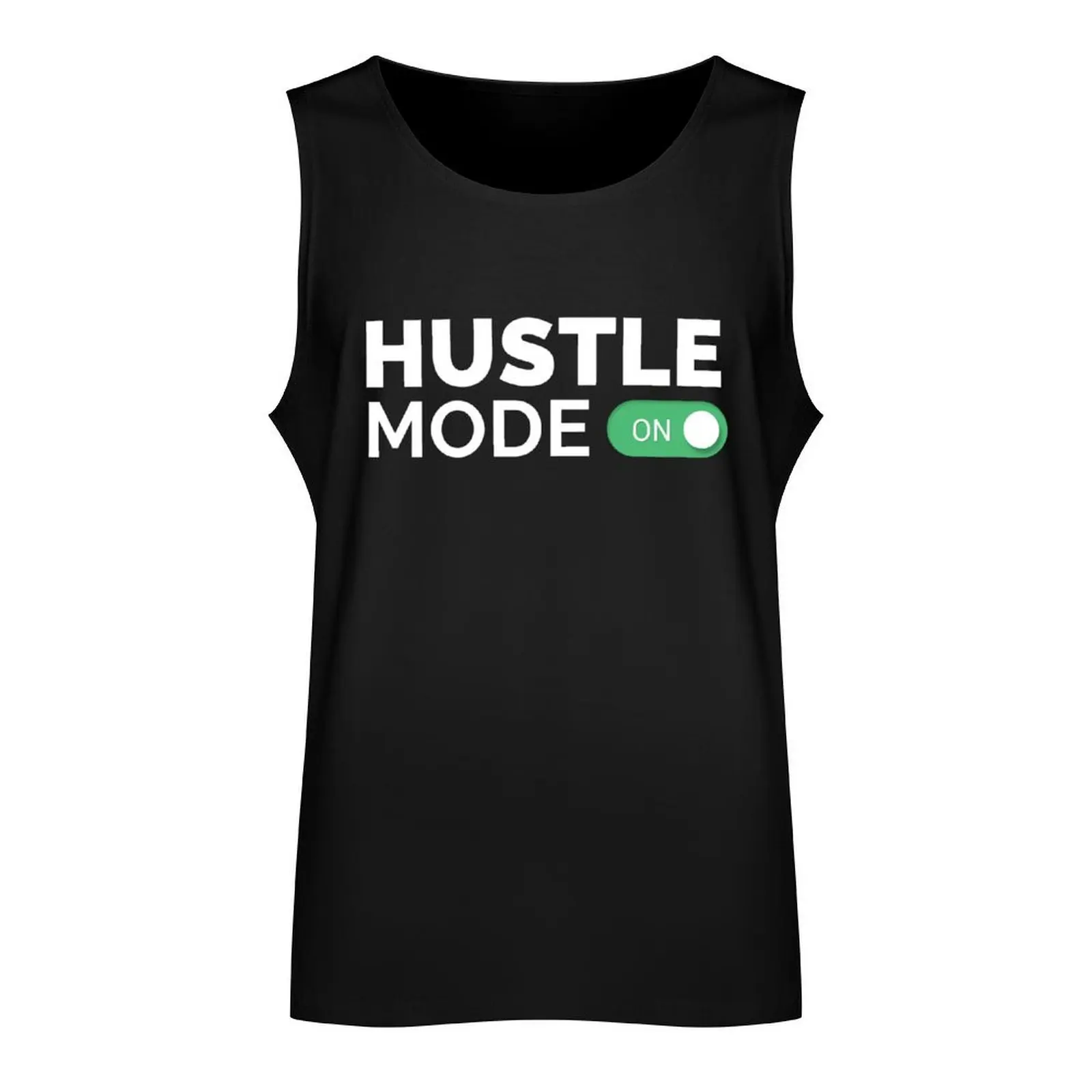 HUSTLE MODE ON - Startup/Entrepreneur Motivational Business Quotes Tank Top Male vest men gym clothing Men's clothing brands