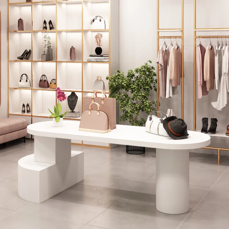 

modern simple Reception Desks Clothing store Fashion creativity Reception Desks simple Office Furniture Zum empfang YS40CC