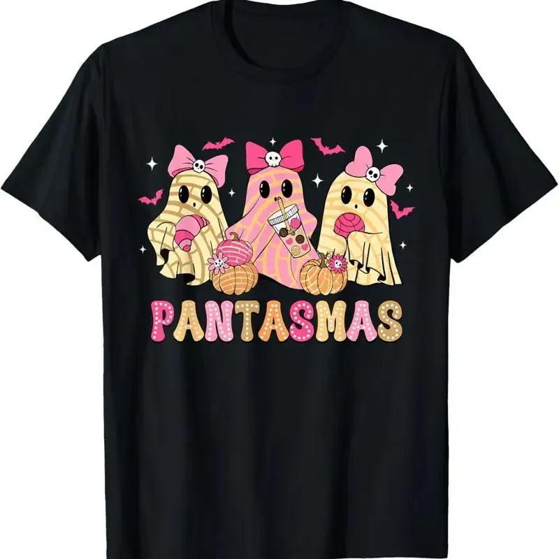 Pantasmas Ghost Funny Spooky Conchas Mexican Halloween Ghost T-Shirt