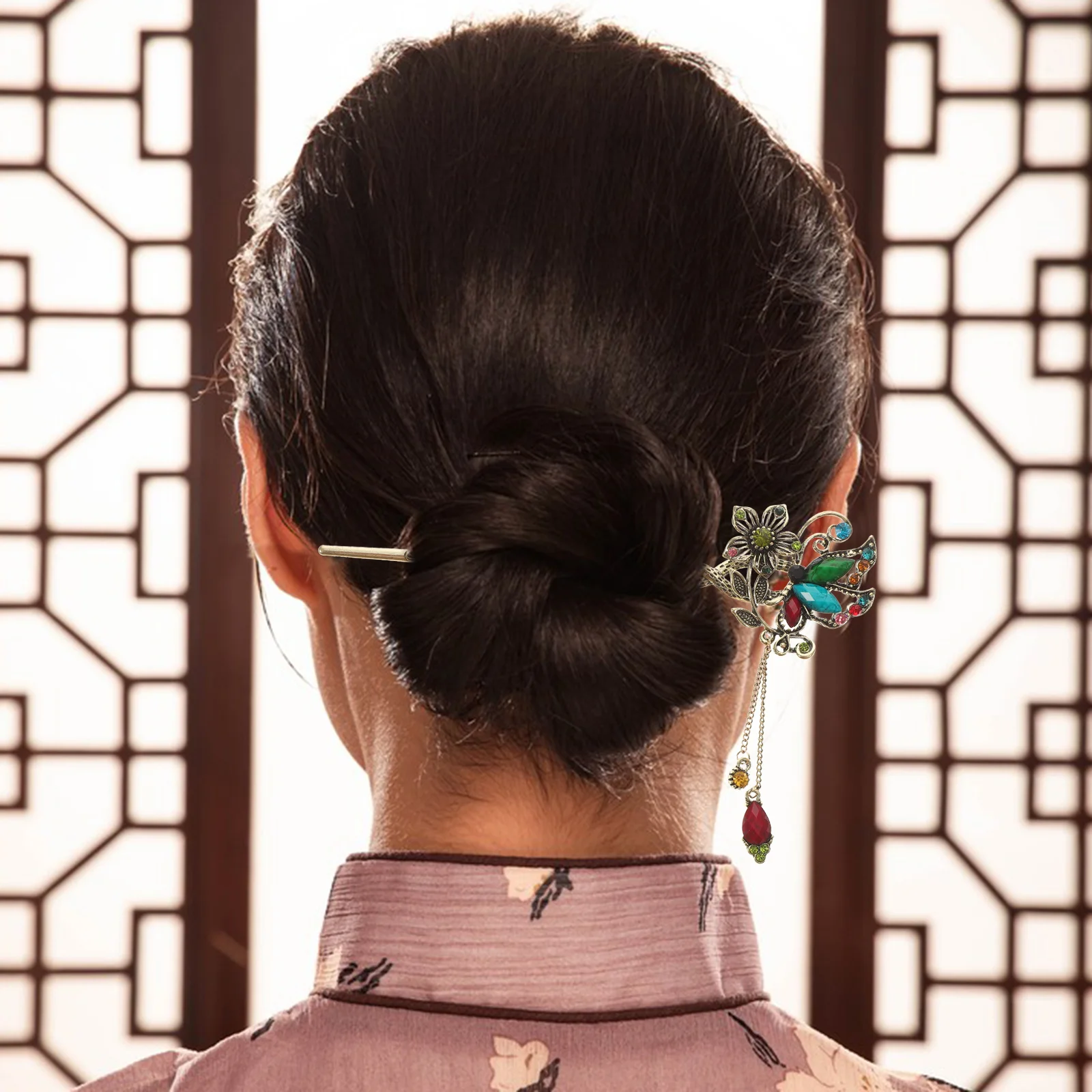 

Vintage Hair Stick Sticks Tassel Hairpin Decorative Retro Chopsticks Women Clips for